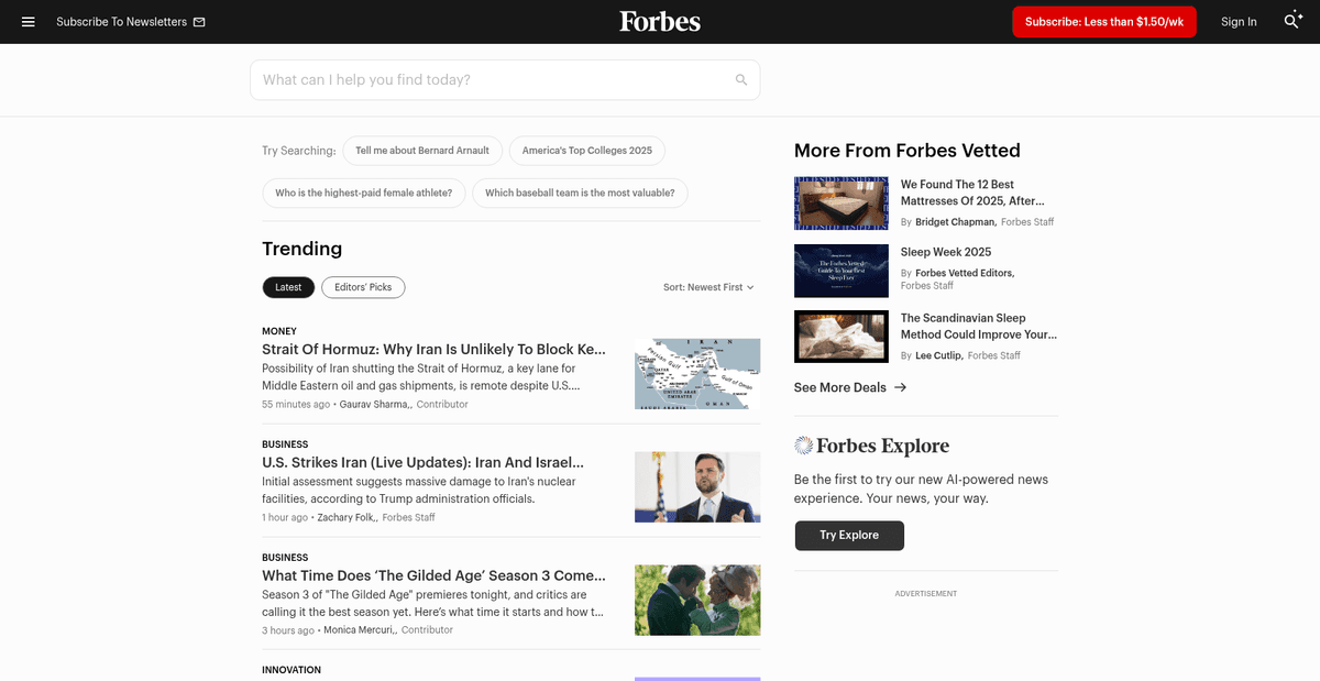 Forbes Search